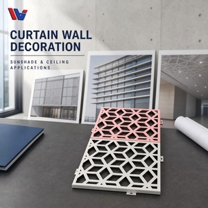 Mur-rideau en aluminium moderne, revêtement extérieur de bâtiment en PVDF anti-corrosion, taille personnalisable - Product Image 4