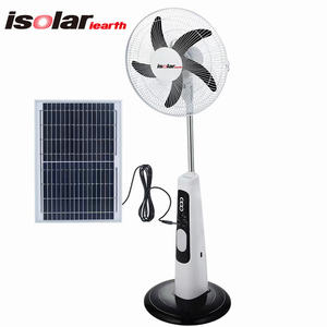 AC DC LED Ventilateur充電式ソレアポータブルバッテリーインテリジェントUSB Ventilateur Au Sol充電式ファン é lectrique - Product Image 3