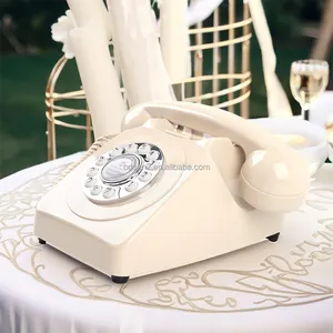 Audio Guestbook Antique Telephones Button Dialing Voice Audio Guest Book Phone Recording for Wedding Party