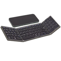 Keyboard Gaming Nirkabel Lipat Mini Portabel untuk Laptop iPad Generasi ke-9