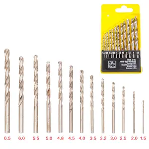 5% di cobalto HSS Completamente A Terra Twist Drill Bit Set