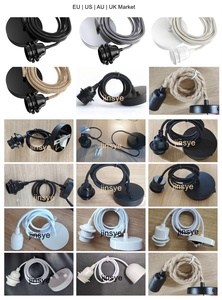 E26 E27 ánh sáng mặt dây chuyền <span class=keywords><strong>Kit</strong></span> ánh sáng mặt dây dây <span class=keywords><strong>hardwire</strong></span> ánh sáng <span class=keywords><strong>Kit</strong></span> treo dây đèn - Product Image 5