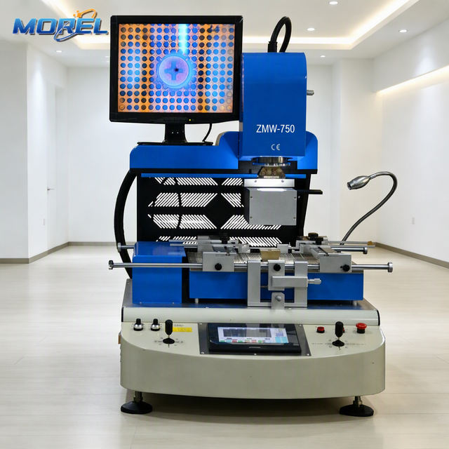 MOREL ZMW-750 3-Zone BGA Rework Station Fully Automatic Pick Place System PCB Assembly Rework