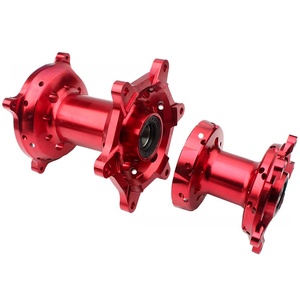 Moyeux de roue avant et arrière en alliage CNC avec rayons, pièces de rechange pour Honda CRF250R/CRF450R pour motos tout-terrain - Product Image 3