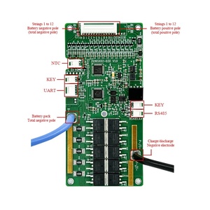 Yde 36V có thể BMS Hệ thống pin cho 10S/12S Li-Ion/LiFePO4/NA-ion thông minh cân bằng ứng dụng giám sát 30a-60a liên tục hiện tại nhà - Product Image 3