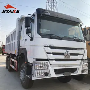 6x4 Sinotruck Howo Dump Truck Good Condition Secondhand 10 Wheels 380hp 400hp ACC Automatic Left Hand Drive Cars For Sale 6 - 8L