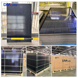 Panneau solaire DAH Solar 440W double vitrage type n TOPCon, entrepôt Europe, module PV bifacial tout noir - Product Image 3