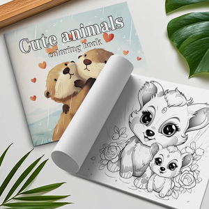 World Adorable Otters Coloring <strong>Book</strong> a Charming Filled with Love for All Ages <strong>Spark</strong> Creativity Paper Cute Coloring <strong>Book</strong> - Product Image 1
