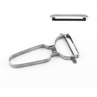 2Pcs Hoge Kwaliteit Roestvrij Staal Keuken Dunschiller Set