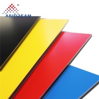 Prix usine de haute qualité Alucobond 4mm 6mm 3mm PVDF ACM planches ACP feuille ustensile de cuisine haute résistance à la Corrosion aluminium