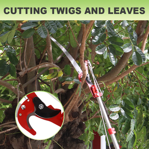 SUNSHINE Bypass Pruning Saw High-Altitude Telescopic Design Labor-Saving Fixed Pulley Fruit Trees Manual Steel Aluminum <strong>Pruner</strong> - Product Image 4