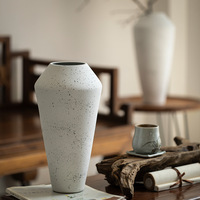 Vase en céramique à fleurs séchées de style nordique, décoration de mariage moderne P380