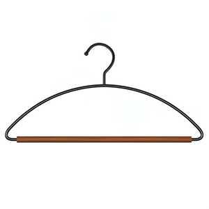 Beechwood Clothes <b>Hanger</b> Round Hook Type For Home And Clothing Store Use Smooth No Splinters - Product Image 5