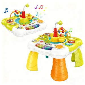 โต๊ะเกมปริศนาธีมไดโนเสาร์อเนกประสงค์ ผลิตจากพลาสติก ABS สำหรับเด็กเล็ก เสริมสร้าง<span class=keywords><strong>พัฒนาการ</strong></span>และการเรียนรู้แบบมอนเตสซอรี่ - Product Image 1