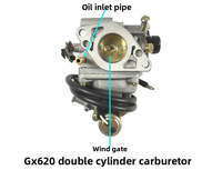 GX620 GX630 Carburateur double cylindre Pompe à eau agricole et pièces de générateur à essence pour moteur de machine