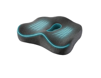 Coussin de chaise de bureau étudiant respirant mousse à mémoire de forme avec hémorroïdes du cul artefact sédentaire oreillers lombaires confortables coussin de siège