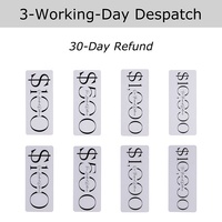 Yihe nouvelle meilleure vente plastique mat étanche/papier A6 argent/argent pour classeurs budgétaires à 100 $/500 $/1000 $/5000 $