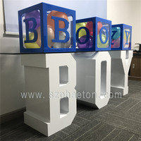Fournitures pour Fête d'Anniversaire d'Enfants – Chiffres et Lettres (2/10) pour Table – Métal Acrylique Durable pour la Saint-Valentin, Thanksgiving, Noël