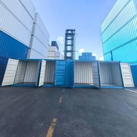 Conteneur sec haute capacité (40HC) de 40 pieds, neuf, de marque DFC, avec 4 portes latérales, capacité de 74,3 m³, pour stockage, logement et transport maritime.