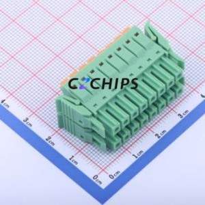 KF2EDGKNHG-3.81-2*8P Plug-in Terminal Block P=3.81mm Connector Plug Snap Fixing 2x8P 3.81mm - Product Image 2