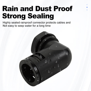 Tuyến Cáp góc bên phải khuỷu tay linh hoạt Ống sóng khớp Ống khuỷu tay nhựa ống lắp sóng ống dẫn kết nối - Product Image 5