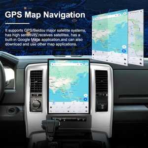 NaviHua Android Car Stereos Navigation Multimedia Carpaly Head Unit Tesla Radio Vertical Screen for Dodge RAM 2009 2011 - Product Image 5