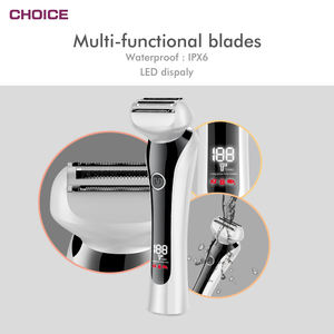 เครื่องโกนหนวดไร้สายแบบชาร์จไฟได้,เครื่องกำจัดขนตัวผู้หญิงอิเล็กทรอนิกส์ขนาดเล็กราคาใหม่ - Product Image 3