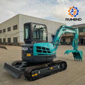 मूल प्रयुक्त मिनी खुदाई koflo sk50sr क्रॉलर खुदाई छोटी मशीनरी sk50 sr क्रॉलर खुदाई के लिए मूल इंजन के साथ - Product Image 5