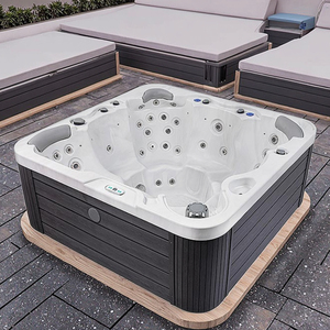 Vasca Idromassaggio Moderna per 6 Persone Hydrorelax, Comfort di Qualità per <span class=keywords><strong>Jacuzzi</strong></span> da Esterno - Product Image 1