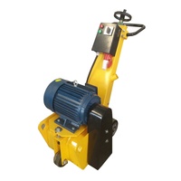 Machine à meuler le béton électrique automatique sans poussière, haute efficacité, outil de polissage du ciment portable