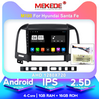 Reproductor de DVD para Auto MEKEDE M Android 10 8 Núcleos IPS DSP para Hyundai Santa Fe 2006 2007 2008 2009 2010 2011 4+64G Estéreo GPS Radio