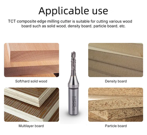 1/2*10*H33 1/2 Inch Shank up DOWN TCT Carbide Com Compression Woodworking <strong>Router</strong> End Mill Cutter <strong>Bits</strong> for Carpentry <strong>CNC</strong> <strong>Machine</strong> - Product Image 3