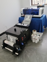 Impresora de Inyección de Tinta DTF Automática de Grado Industrial A3+ XP600 con Máquina de Agitación de Polvo, Impresión de Alta Velocidad a 13 m/h, Nueva