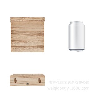 <b>Wall</b> Mounted Wooden Shelf Rectangle Natural Wood Color <b>Wall</b> <b>Display</b> Shelf For Home Decor - Product Image 5
