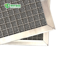 Saringan Mesh Baja Anti Karat Efisiensi Tinggi, Filter Lemak, Pra-Filter untuk Filtrasi Elektrostatik, Penghisap Asap Restoran
