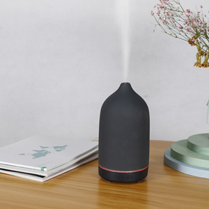 Creative <b>Ceramic</b> Aroma <b>Diffuser</b> 200ml Ultrasonic Humidifier Black White Gray Green Terracotta Color USB Type C Plug In Home - Product Image 1