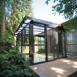 Véranda en aluminium multi-spécifications avec verre et <span class=keywords><strong>bande</strong></span> d'étanchéité en caoutchouc imperméable pour utilisation en extérieur dans le jardin - Product Image 1