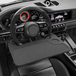 <span class=keywords><strong>Plateau</strong></span> de volant multifonctionnel pour <span class=keywords><strong>voiture</strong></span>, porte-gobelet compact en plastique portable pour toutes les voitures, vente en gros d'usine - Product Image 2