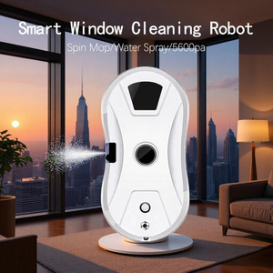 Smart Window <b>Cleaning</b> Robot 5600pa Spin <b>Mop</b> Water Spray Automatic Home Use - Product Image 1