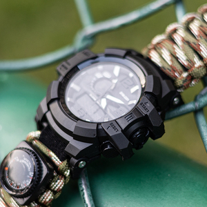 Bán Buôn Ngoài Trời Chiến Thuật Survival La Bàn Đa Chức Năng Đi Bộ Đường Dài Survival Chiến Thuật Đồng Hồ - Product Image 6
