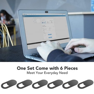 6 Pack Dünne Niedliche Individuelles Logo Privatsphäre <span class=keywords><strong>Laptop</strong></span> Objektiv Schützen Sicherheit Silikon Eyeblock Webcam Abdeckung Rutsche - Product Image 4