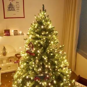 Guirlande lumineuse LED de Noël extérieure extra-longue, bobine de fil de cuivre vert foncé, lumières colorées étanches All Sky Star, indice de protection IP44 - Product Image 4