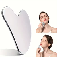 Ensemble de Gua Sha en acier inoxydable personnalisé pour massage corporel et facial - Outil de relaxation musculaire portable au design moderne pour usage commercial et domestique