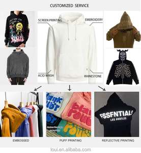 Sweat à capuche pour hommes de haute qualité pour hommes Designer Broderie Patch Hoodie 2025 - Product Image 5