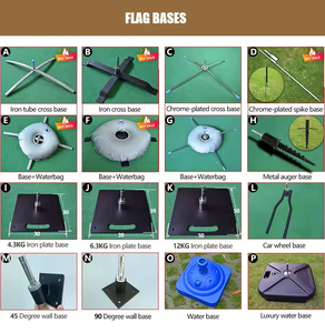 Nhà Sản Xuất Cung Cấp Tùy Chỉnh Thiết Kế Quảng Cáo Hiển Thị Chuyển In Vải Bãi Biển Cờ Bền Polyester Lông Cờ - Product Image 6