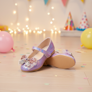 Zapatos de Vestir Premium Coreanos OZKIZ D19 para Niñas de 2 a 7 Años, Primavera/Otoño, Forro de Tela, para Fiestas, Venta al Por Mayor - Product Image 3