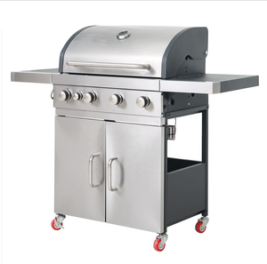 Barbecue à gaz moderne de qualité supérieure à 4 brûleurs Barbecue d'extérieur en acier inoxydable directement en usine - Product Image 2