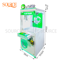Современный игровой автомат Mega Mini Doll Machine с монетоприемником, кран-машина в американском стиле для торговых центров и игровых залов