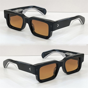 Chất lượng cao biểu tượng tùy chỉnh sang trọng dày vuông hình chữ nhật Kính mát cho nam giới phụ nữ cổ điển phân cực Acetate Đỏ <span class=keywords><strong>Polycarbonate</strong></span> - Product Image 1