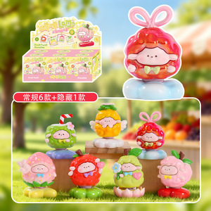 Vente en gros : Nouvelle boîte mystère en résine Meme Lam Fruit Spin Paradise, personnalisée, créative, style dessin animé, pour décoration de bureau et de maison - Product Image 1